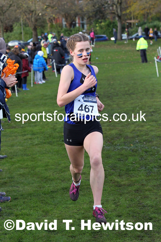 Womens under-17s and under-20s, European Cross Country Championships Trials, Sefton Park, Liverpool. Photo: David T. Hewitson/Sports for All Pics